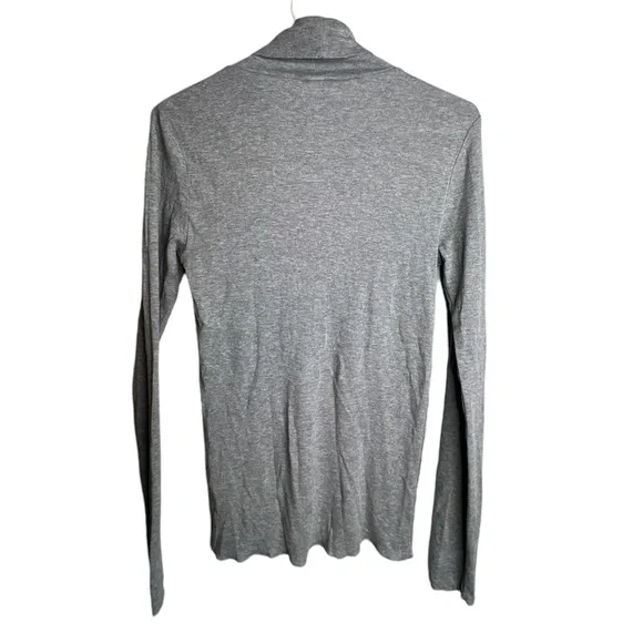 A26 Polo Ralph Lauren Heather Grey Turtleneck Top - Picture 5 of 6